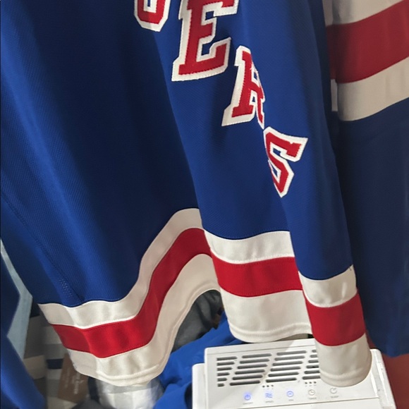 NY Rangers Authentic Hockey Jersey with Red and White Details. Brand new! - Picture 7 of 8